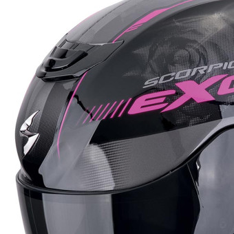 Scorpion Exo 391 Ava Black Pink + Kit bluetooth BT Mini