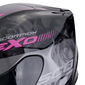 Scorpion Exo 391 Ava Black Pink + Kit bluetooth BT Mini
