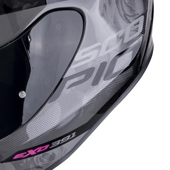 Scorpion Exo 391 Ava Black Pink + Kit bluetooth BT Mini