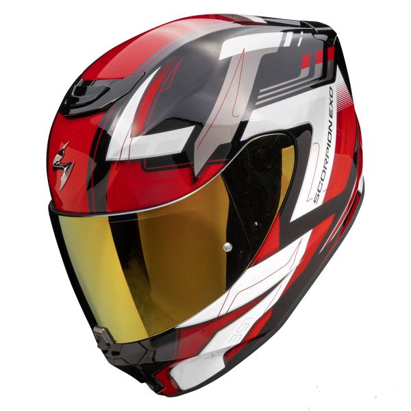 Casque Integral Scorpion Exo 391 Captor Black Red Casque Integral Scorpion Exo 391 Captor Black Red