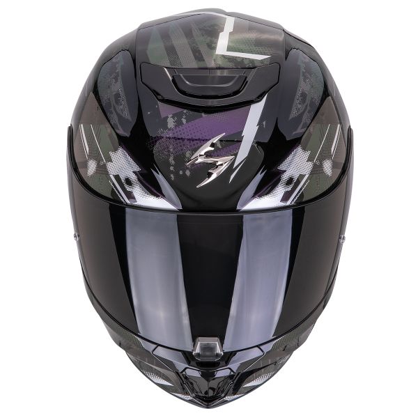 Casque Moto SCORPION EXO 391 Noir Mat - Visière Transparente + Visière Foncée Incluse - Préparation Pinlock Maxvision - Taille Selon Tour De Tête
