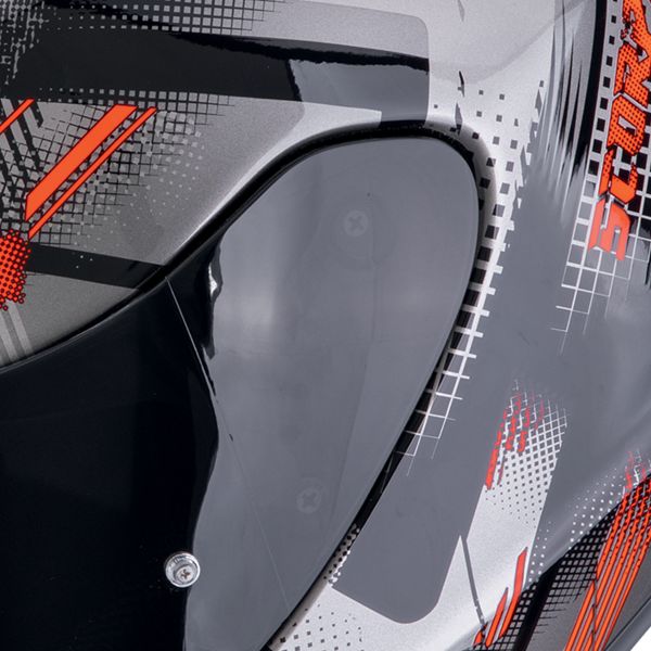 Scorpion Exo 391 Clutter Black Red