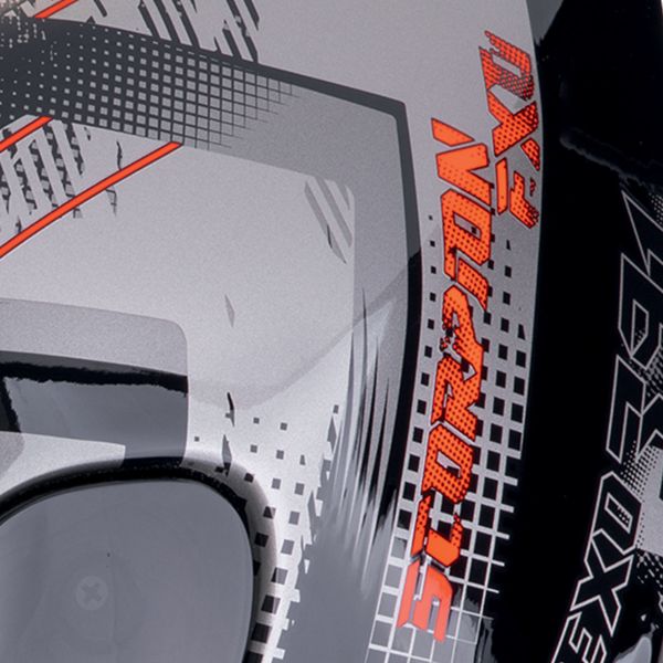 Scorpion Exo 391 Clutter Black Red