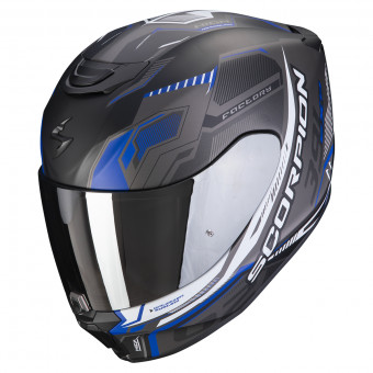 Exo 391 Haut Matt Black Silver Blue