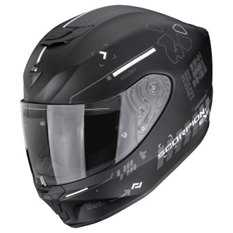 Casque Integral Scorpion Exo 391 Iron Matt Black Silver