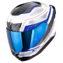 Casque Integral Scorpion Exo 391 Leo White Blue