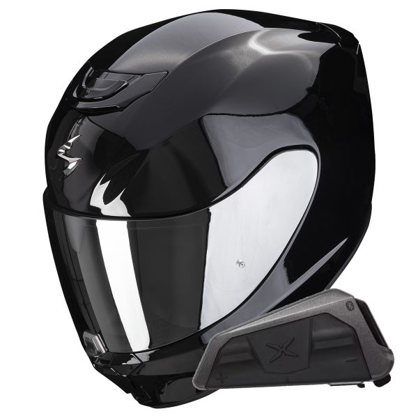 Casque Integral Scorpion Exo 391 Solid Black + Kit bluetooth Exo-Com Link-1 Casque Integral Scorpion Exo 391 Solid Black + Kit bluetooth Exo-Com Link-1