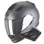 Casque Integral Scorpion Exo 491 Anthracite Matt + Kit Bluetooth BT Mini
