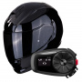 Casque Integral Scorpion Exo 491 Black + Kit Bluetooth 5S