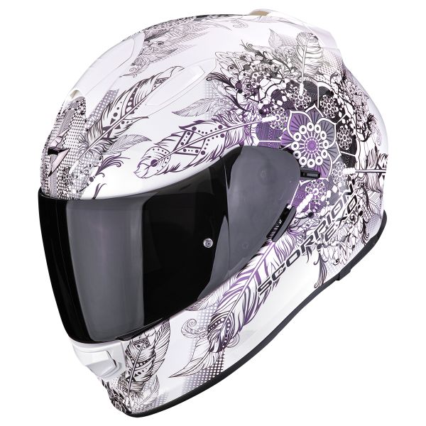 Casque Integral Scorpion Exo 491 Dream White Chameleon Casque Integral Scorpion Exo 491 Dream White Chameleon