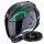 Pack Exo 491 Kripta Black Green White + Kit bluetooth 5R Lite