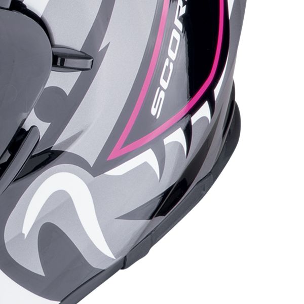 Scorpion Exo 491 Pirate Pink + Kit bluetooth Exo-Com Link-1C