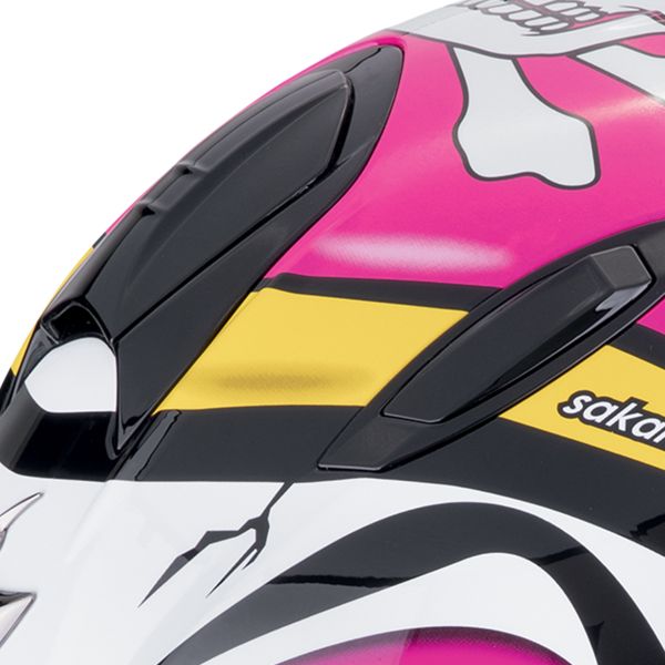 Scorpion Exo 491 Pirate Pink + Kit bluetooth Exo-Com Link-1C