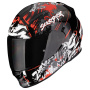 Casque Integral Scorpion Exo 491 Spector Black Red