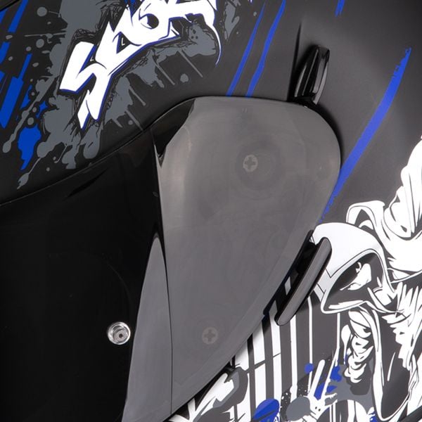 Scorpion Exo 491 Spector Matt Black Blue