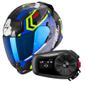 Pack Exo 491 Spin Black Blue Yellow Fluo + Kit Bluetooth 5S