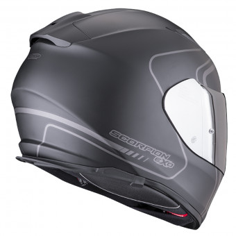 Scorpion Exo 491 West Matt Black Silver