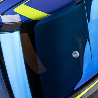 Scorpion Exo 491 Zumo Black Blue Neon Yellow