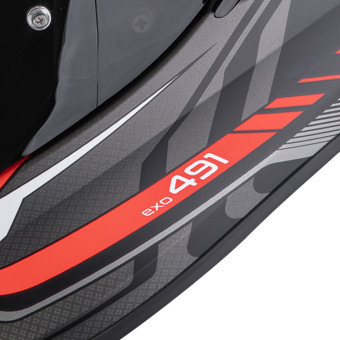 Scorpion Exo 491 Zumo Matt Black Red