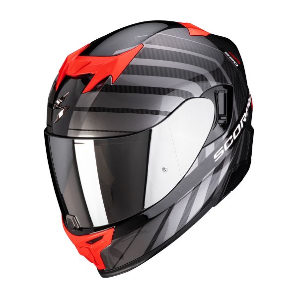Casque Integral Scorpion Exo 520 Air Shade Black Red