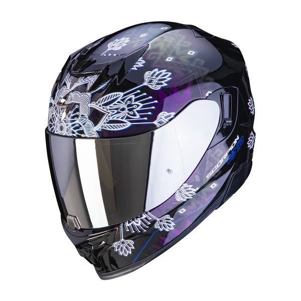 Casque Integral Scorpion Exo 520 Air Tina Black Chameleon
