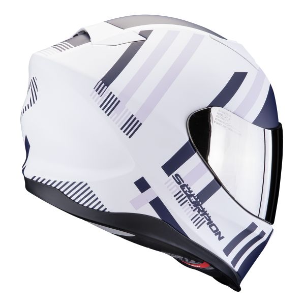 Scorpion Exo 520 Evo Air Banshee Matt White Blue Purple