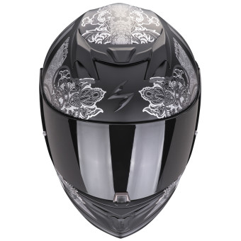 Scorpion Exo 520 Evo Air Fasta Matt Black Pink + Kit bluetooth Exo-Com Link-1