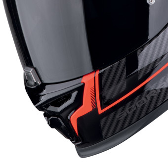 Scorpion Exo 520 Evo Air Lena Black Red + Kit bluetooth 5R Lite Solo
