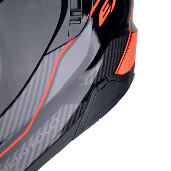 Scorpion Exo 520 Evo Air Lena Black Red + Kit bluetooth 5R Lite Solo