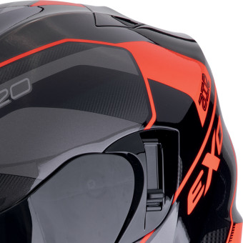 Scorpion Exo 520 Evo Air Lena Black Red + Kit bluetooth 5R Lite Solo