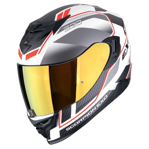 Exo 520 Evo Air Lena Matt White Silver Red