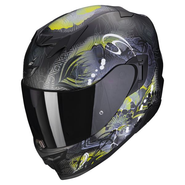 Casque Integral Scorpion Exo 520 Evo Air Melrose Matt Black Yellow