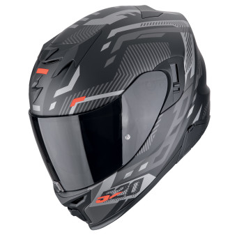 Exo 520 Evo Air Ranka Matt Black Silver Red