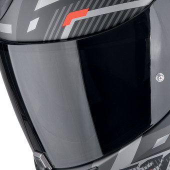 Scorpion Exo 520 Evo Air Ranka Matt Black Silver Red + Kit Bluetooth 5S Solo