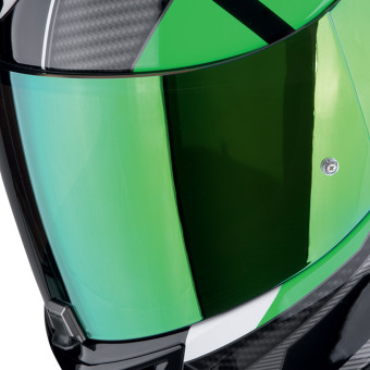 Scorpion Exo 520 Evo Air Sensus Black Green + Kit bluetooth Exo-Com Link-1C