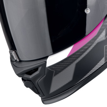 Scorpion Exo 520 Evo Air Sensus Matt Black Pink + Kit bluetooth Exo-Com Link-1