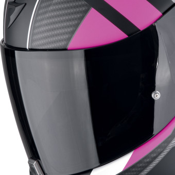 Scorpion Exo 520 Evo Air Sensus Matt Black Pink + Kit bluetooth Exo-Com Link-1