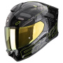 Casque Integral Scorpion Exo 530 Air Fond Black Neon Yellow