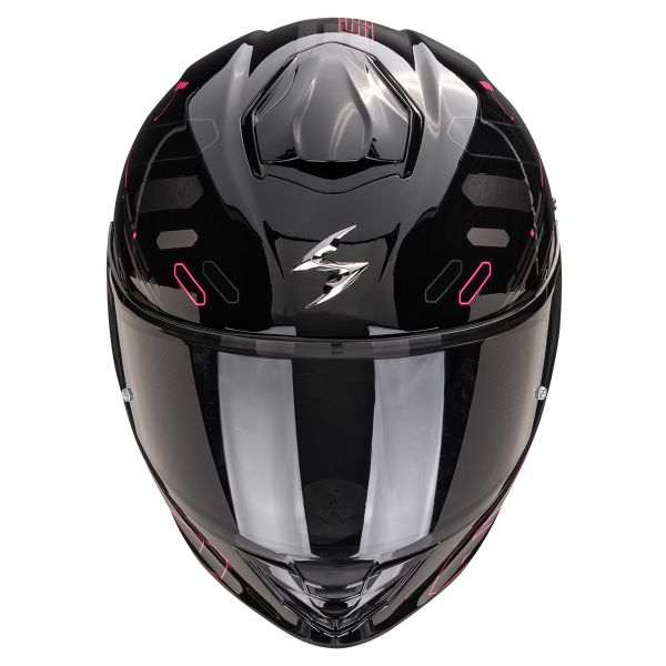 Scorpion Exo 530 Air Fond Black Pink + Kit Bluetooth BT Mini