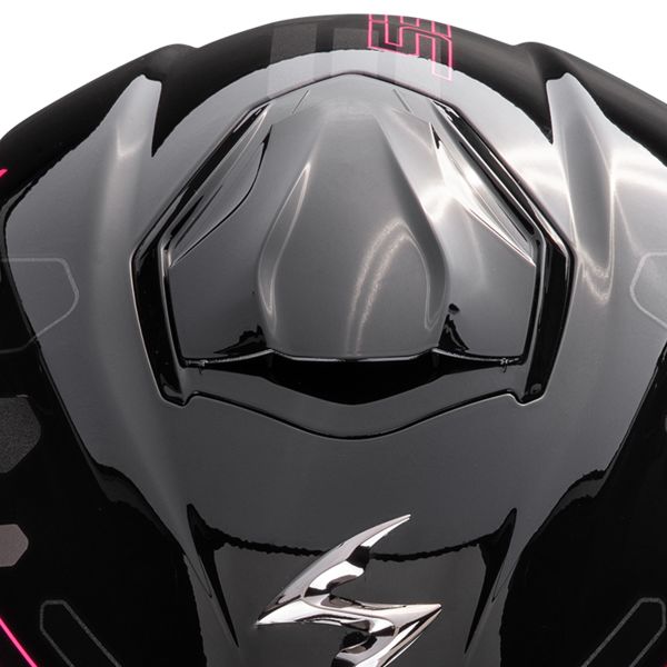 Scorpion Exo 530 Air Fond Black Pink + Kit Bluetooth BT Mini