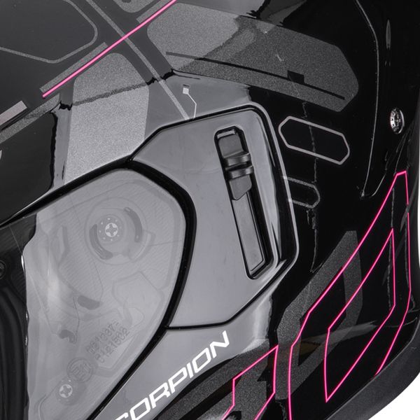 Scorpion Exo 530 Air Fond Black Pink + Kit Bluetooth BT Mini