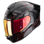 Casque Integral Scorpion Exo 530 Air Fond Metal Black Red