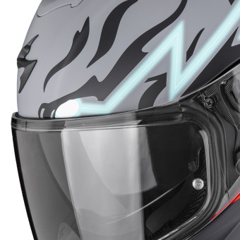 Scorpion Exo 530 Air Jsk 97 Matt Grey Red