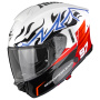 Casque Integral Scorpion Exo 530 Air Jsk 97 White Red