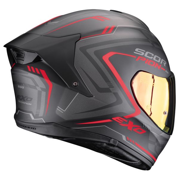 Scorpion Exo 530 Air Slope Matt Black Red