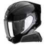 Casque Integral Scorpion Exo 530 Air Solid Black + Kit bluetooth Exo-Com Link-1
