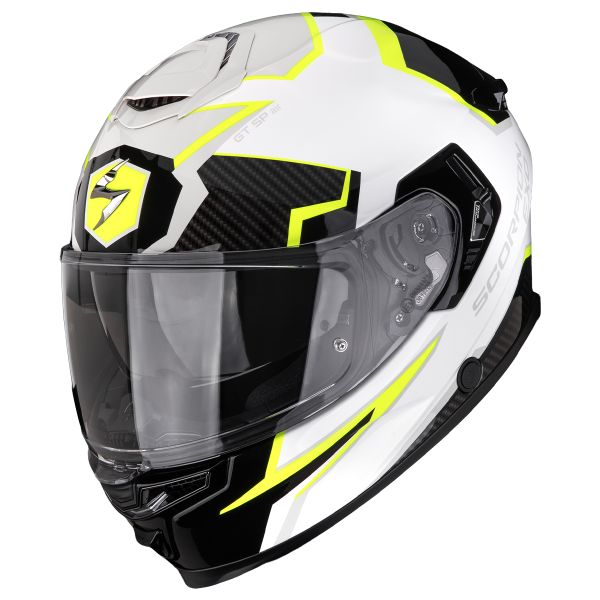 Casque Integral Scorpion Exo GT SP Air Atlas White Black Neon Yellow