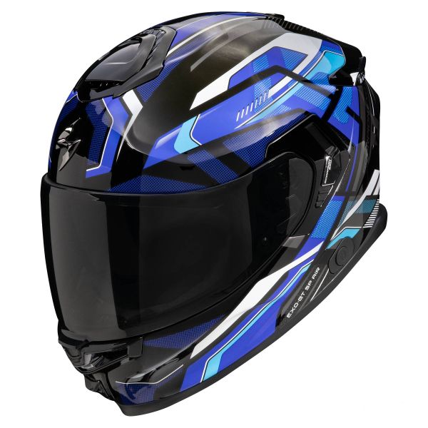Casque Integral Scorpion Exo GT SP Air Augusta Black Grey Blue