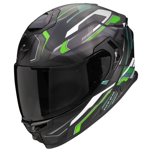 Casque Integral Scorpion Exo GT SP Air Augusta Black Grey Green