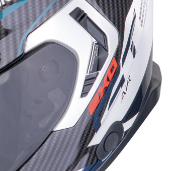 Scorpion Exo GT SP Air Flex White Chameleon + Kit bluetooth Exo-Com Link-1